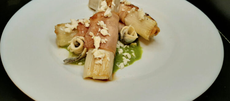 Involtini per la dieta: porro e tonno con la feta