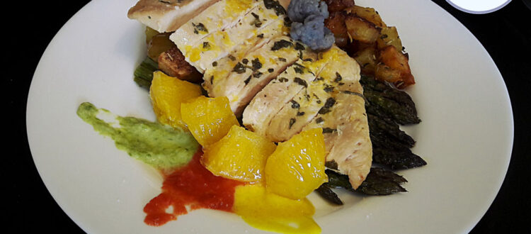 Pollo e arancia caramellata: fresca, buona ed immediata
