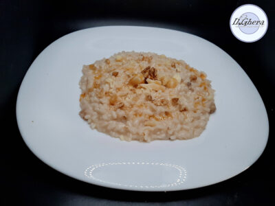 Castelmagno noci e miele: un risotto per godere!