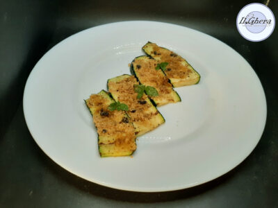 Contorno leggero, zucchine interrate