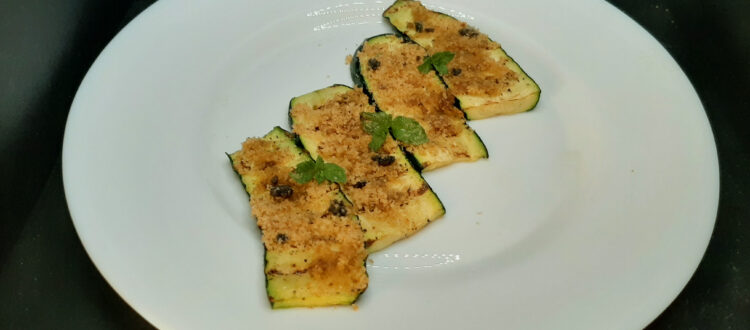 Contorno leggero, zucchine interrate