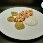 Salmone sfizioso in crosta di mandorle