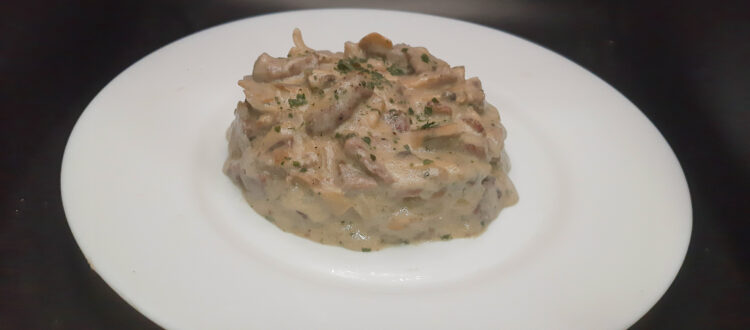 Cucina etnica, manzo alla Stroganoff dalla Russia