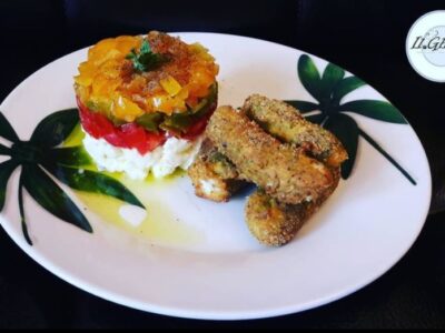 Tripudio di mozzarella fresco e croccante