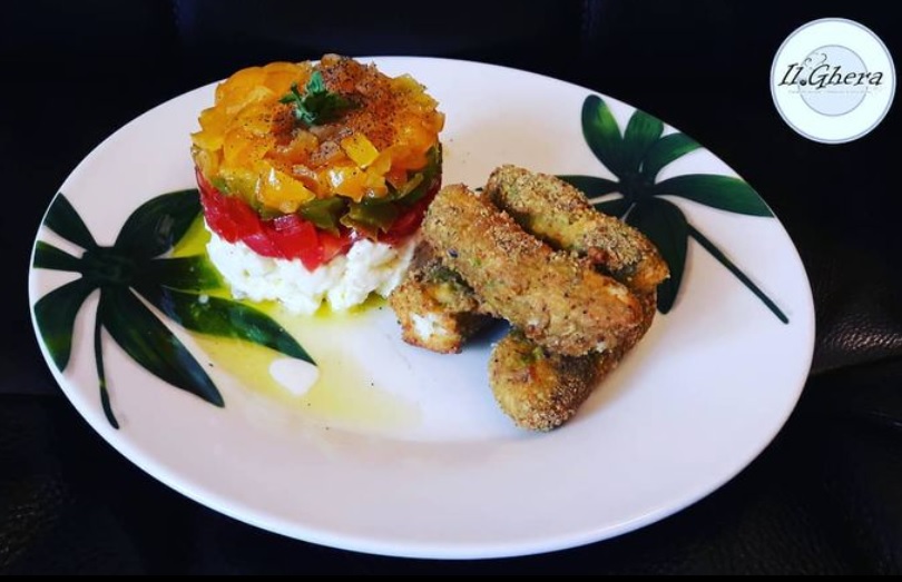 Tripudio di mozzarella fresco e croccante